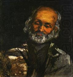 Head of and Old Man, Paul Cezanne